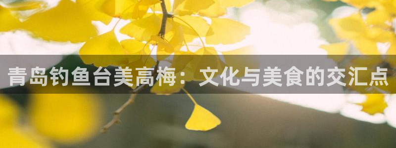 bbin视讯下载：青岛钓鱼台美高梅：文化与美食的交汇点