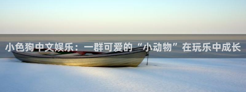 bbin视讯app下载：小色狗中文娱乐：一群可爱的“小动物”在玩乐中成长